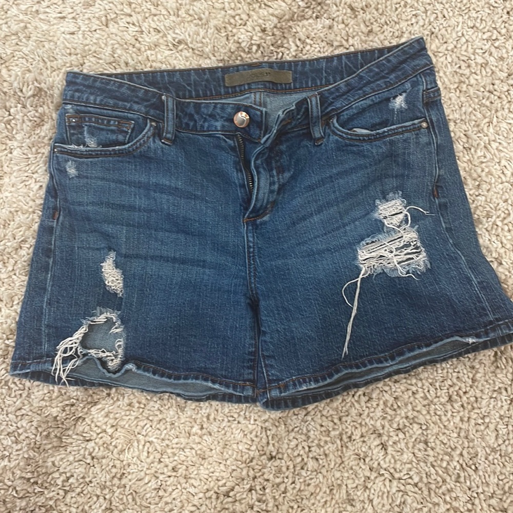 Distressed Joe’s jean shorts
